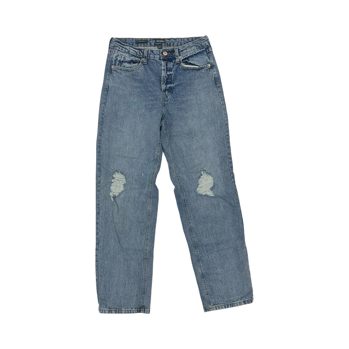 Jeans Straight By Wild Fable In Blue Denim, Size:8
