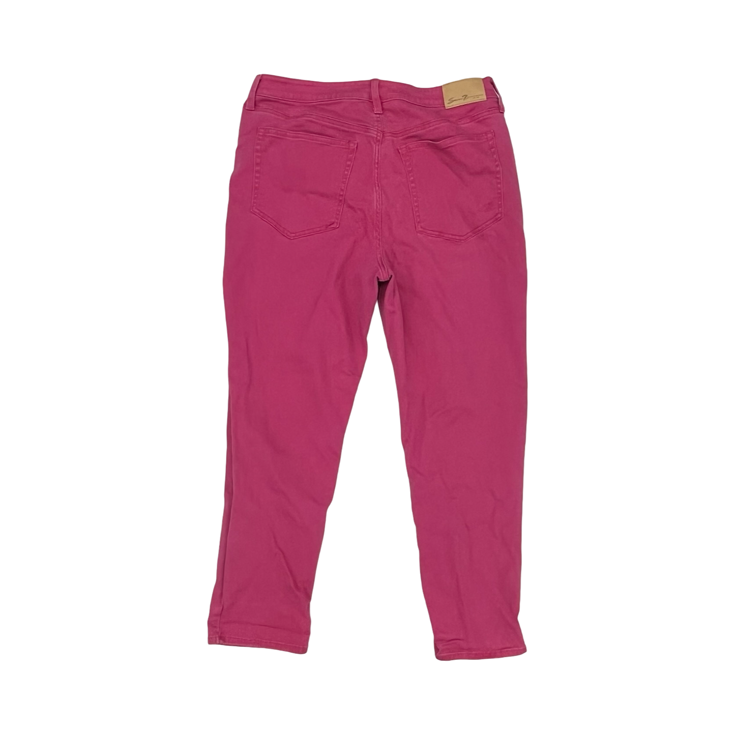 Jeans Straight By Seven 7 In Pink Denim, Size:12