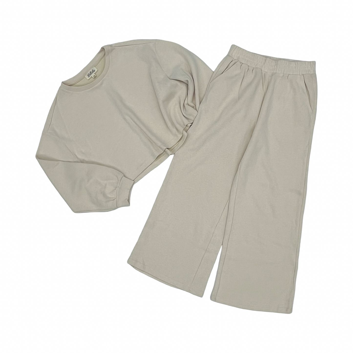Lounge Set Pants By Listicle In Cream, Size:M