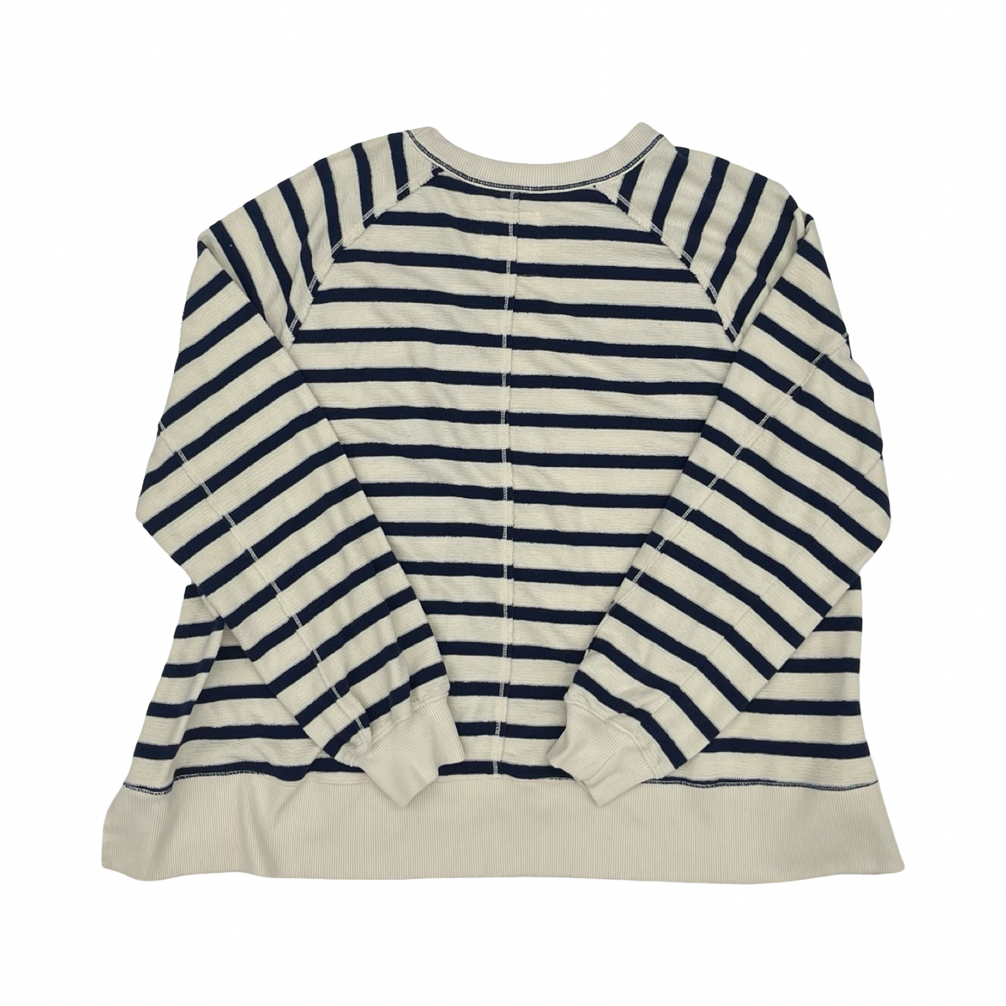 Top Ls By Aerie In Blue & Cream, Size:L
