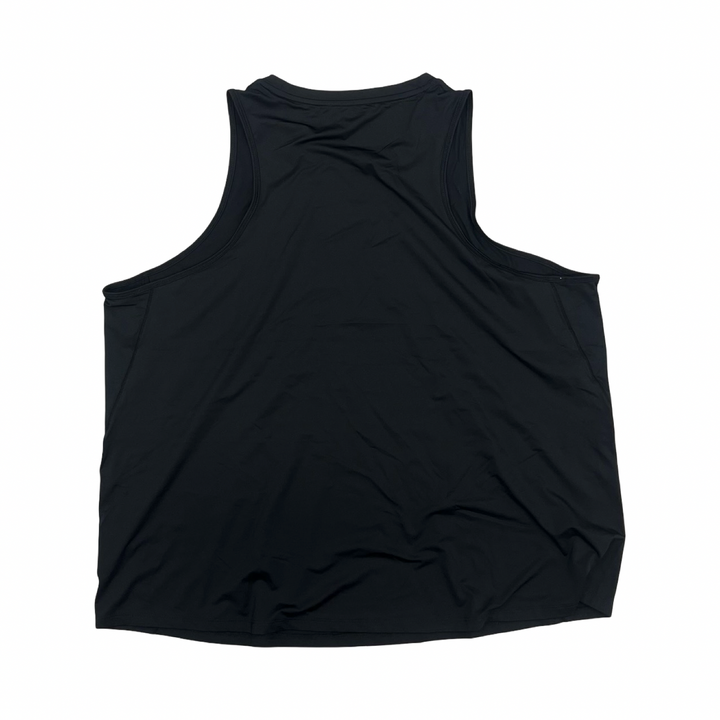 Athletic Tank Top By Nike Apparel In Black, Size:Xxl