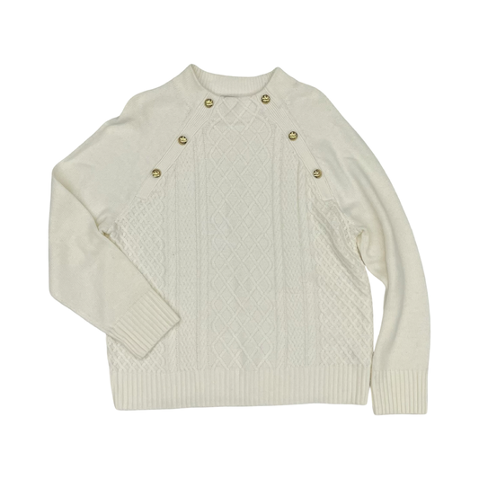 Sweater By Talbots In Cream, Size:L