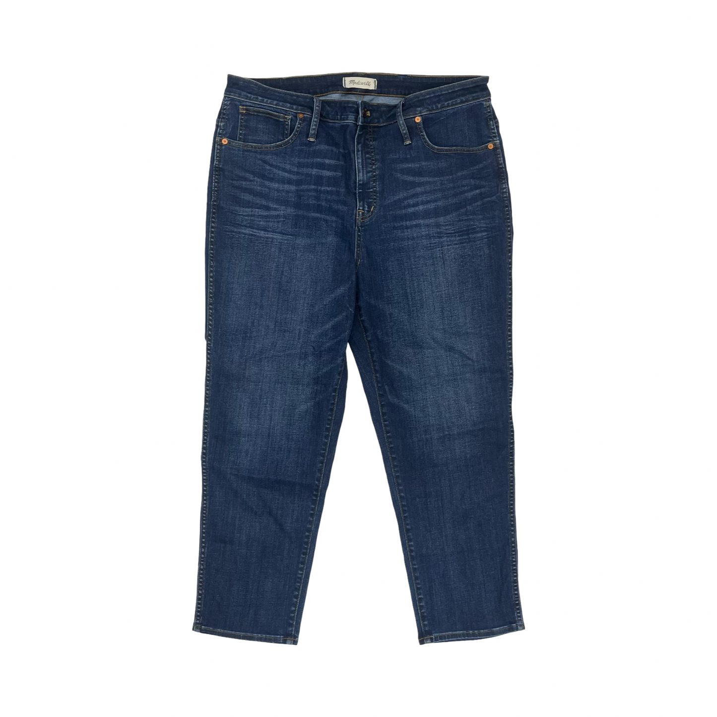 Jeans Skinny By Madewell In Blue Denim, Size:18