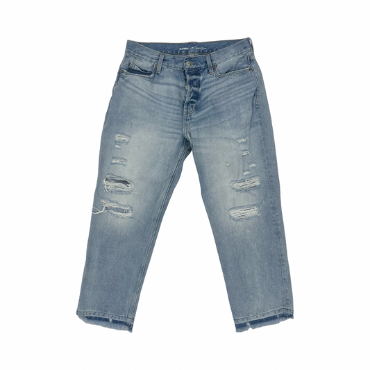 Jeans Straight By Old Navy In Blue Denim, Size:10