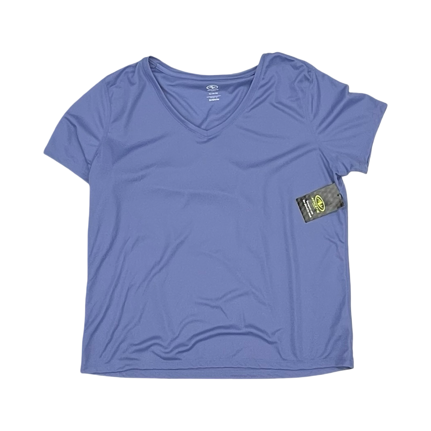 Athletic Top Ss By Athletic Works In Blue, Size:Xl