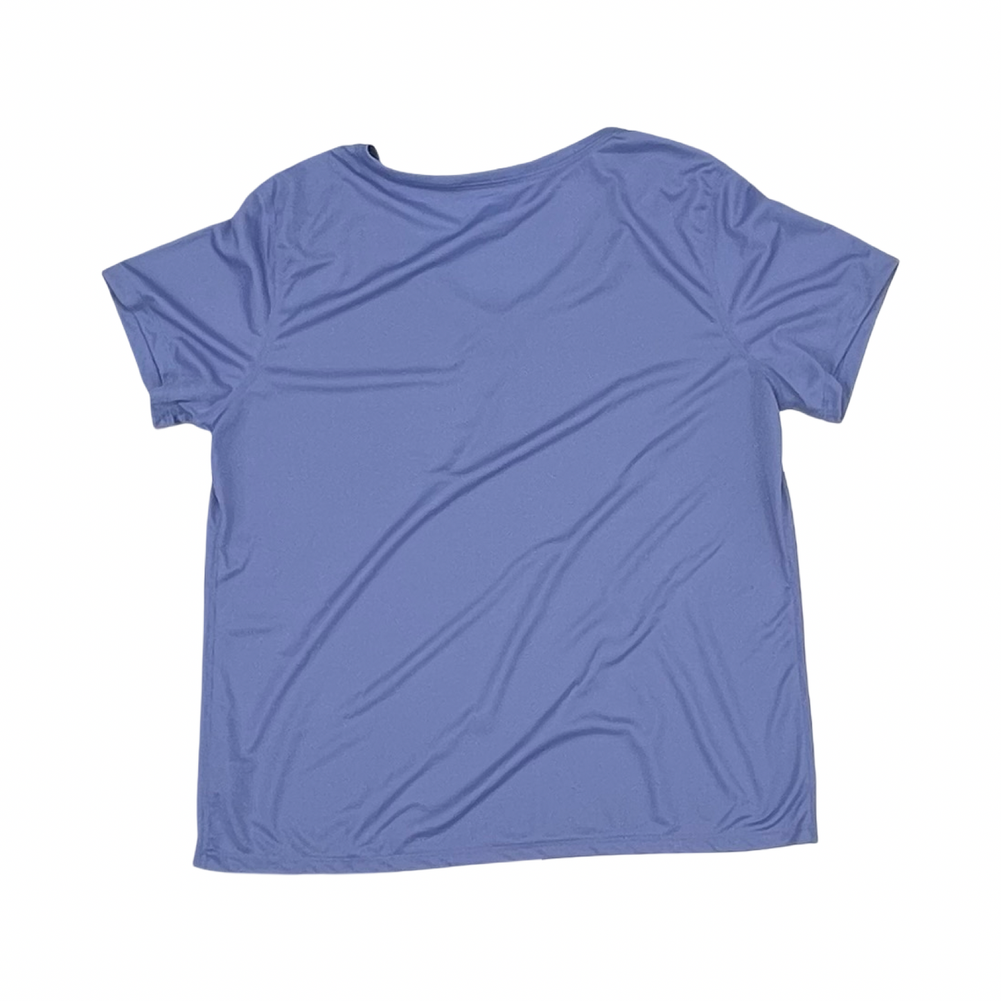 Athletic Top Ss By Athletic Works In Blue, Size:Xl