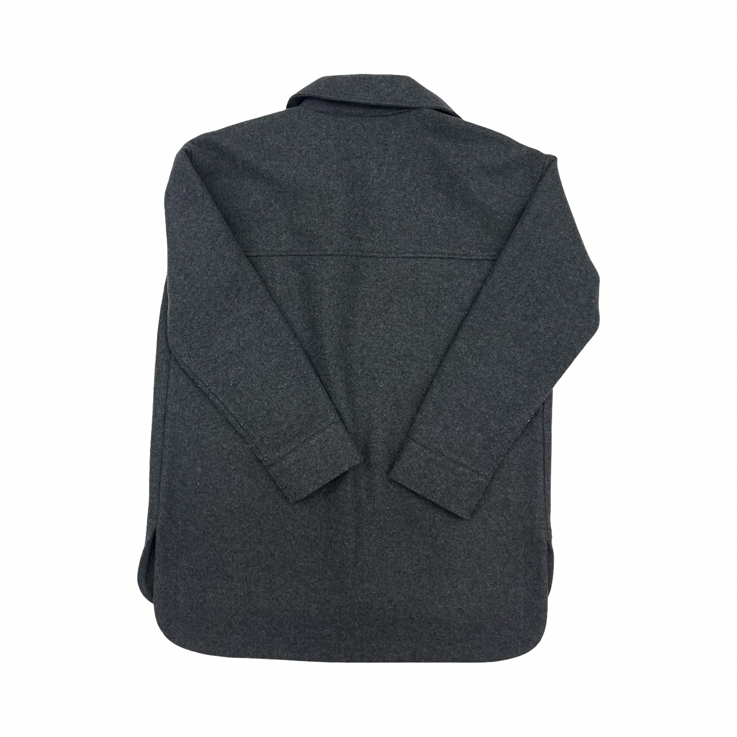 Jacket Shirt By Banana Republic In Grey, Size:Xs