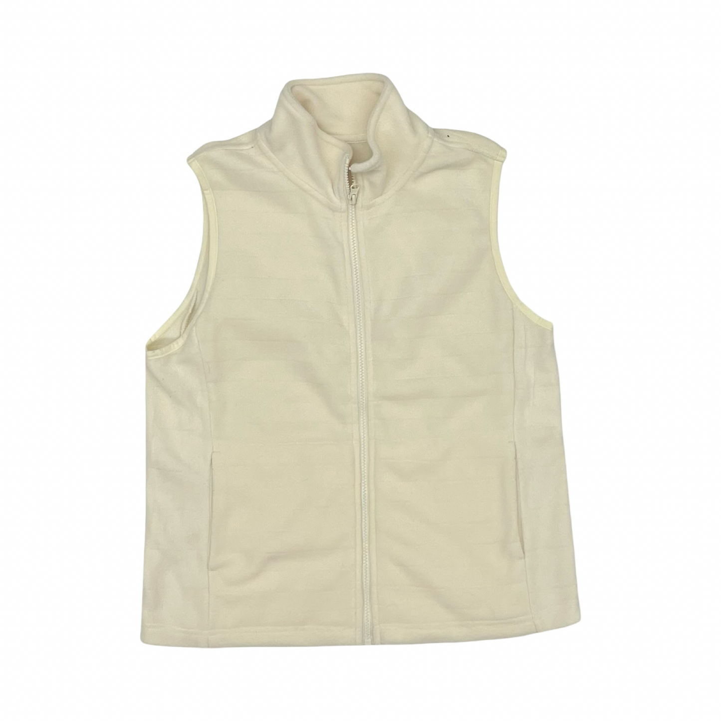 Vest Fleece By Mono B In Cream, Size:M