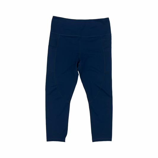 Athletic Leggings Capris By Zyia In Blue, Size:M