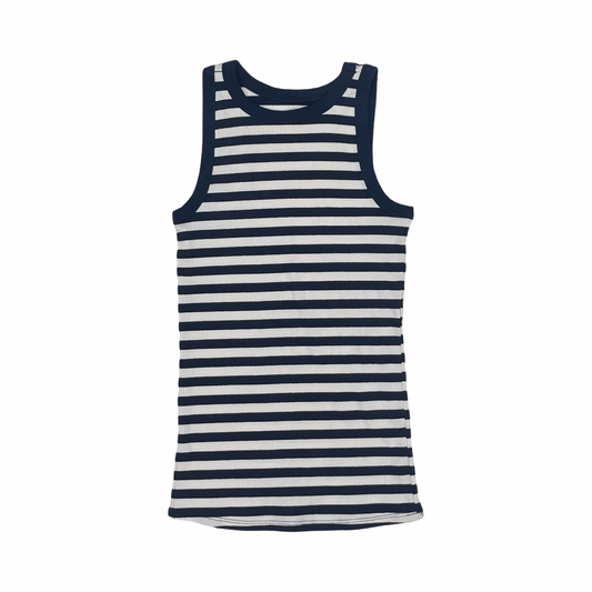Tank Top By Maurices In Blue & White, Size:S