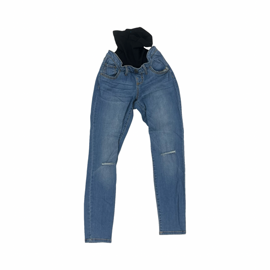 Mat Jeans By Motherhood In Blue Denim, Size:S