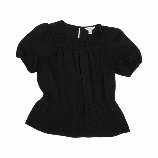 Blouse Ss By Nine West In Black, Size:L