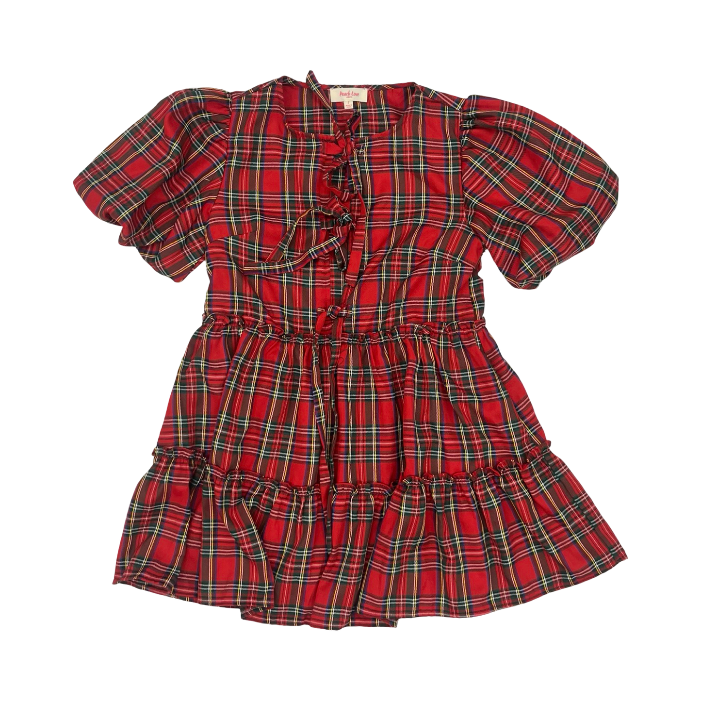 Dress Party Short By Peach Love Cream California In Red, Size:S