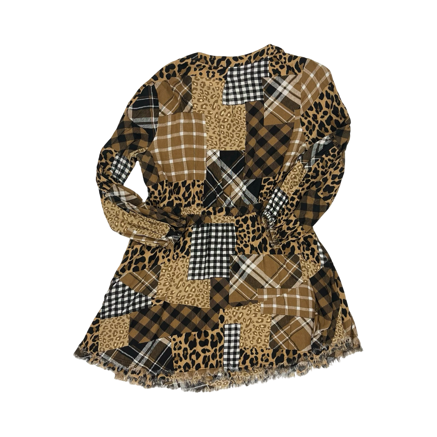 Dress Casual Short By Cato In Blue & Tan, Size:Xl