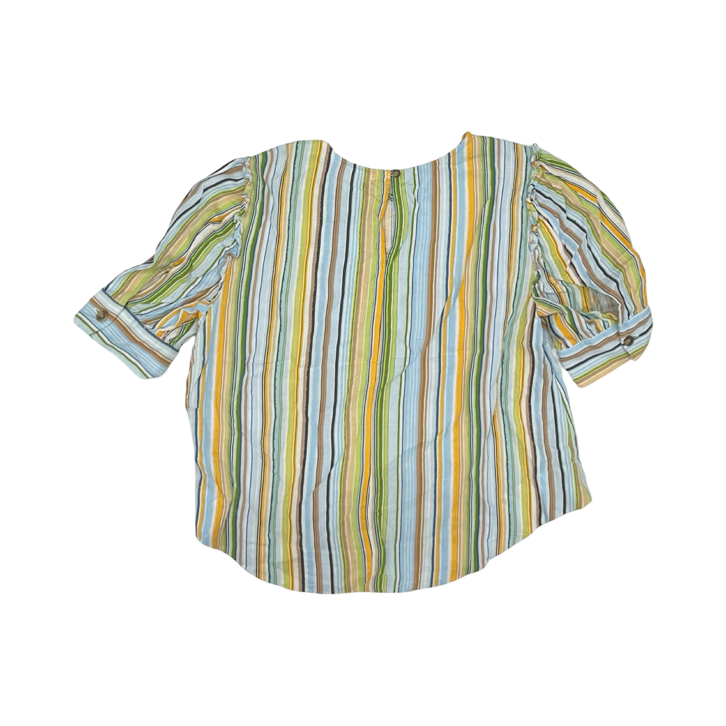 Top Ss By Clothes Mentor In Blue & Green, Size:S