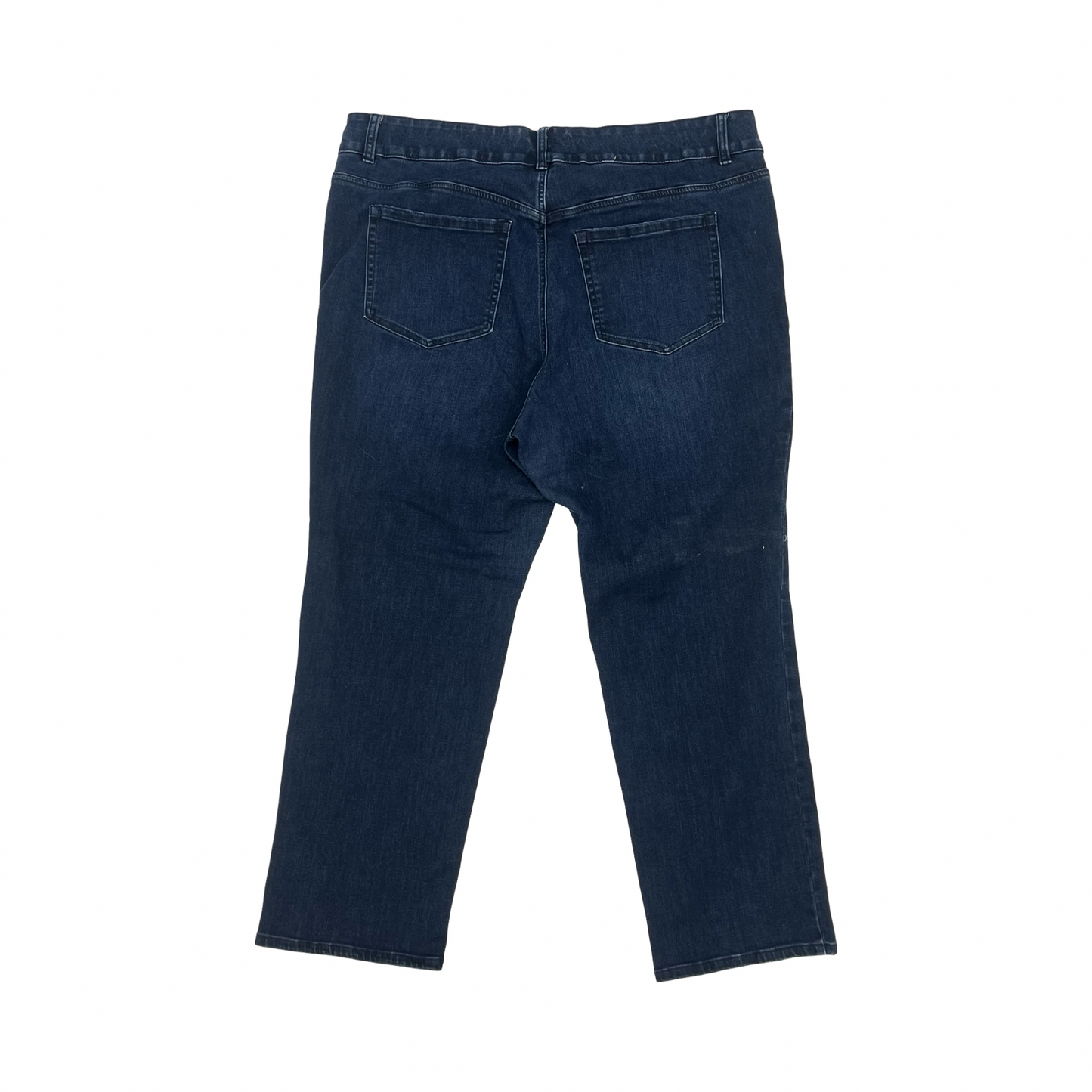 Jeans Straight By Lane Bryant In Blue Denim, Size:24