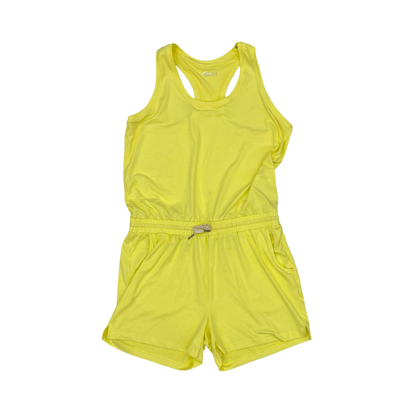 Mat Athletic Dress By Zyia In Yellow, Size:Xl