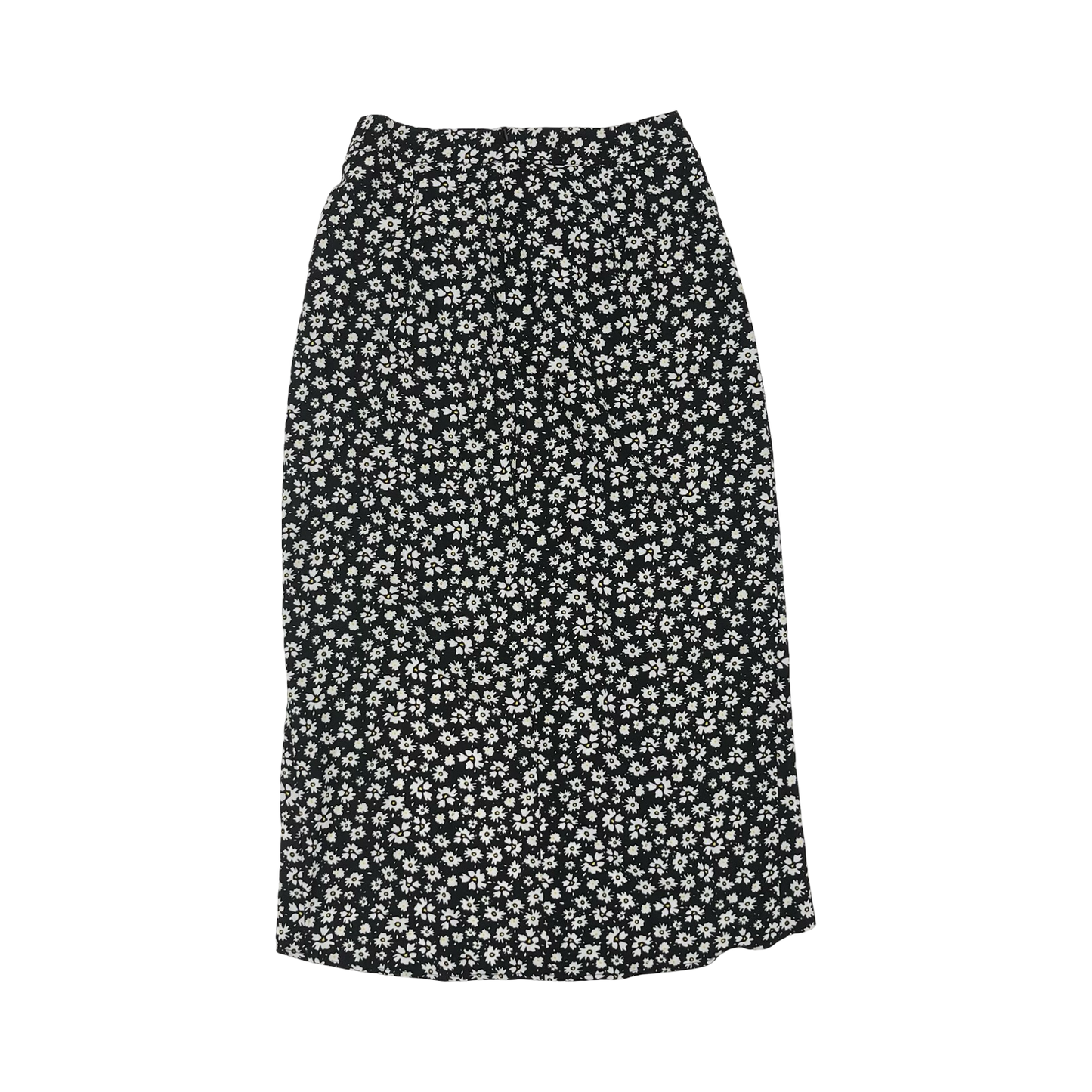 Skirt Midi By Clothes Mentor In Black & White, Size:M