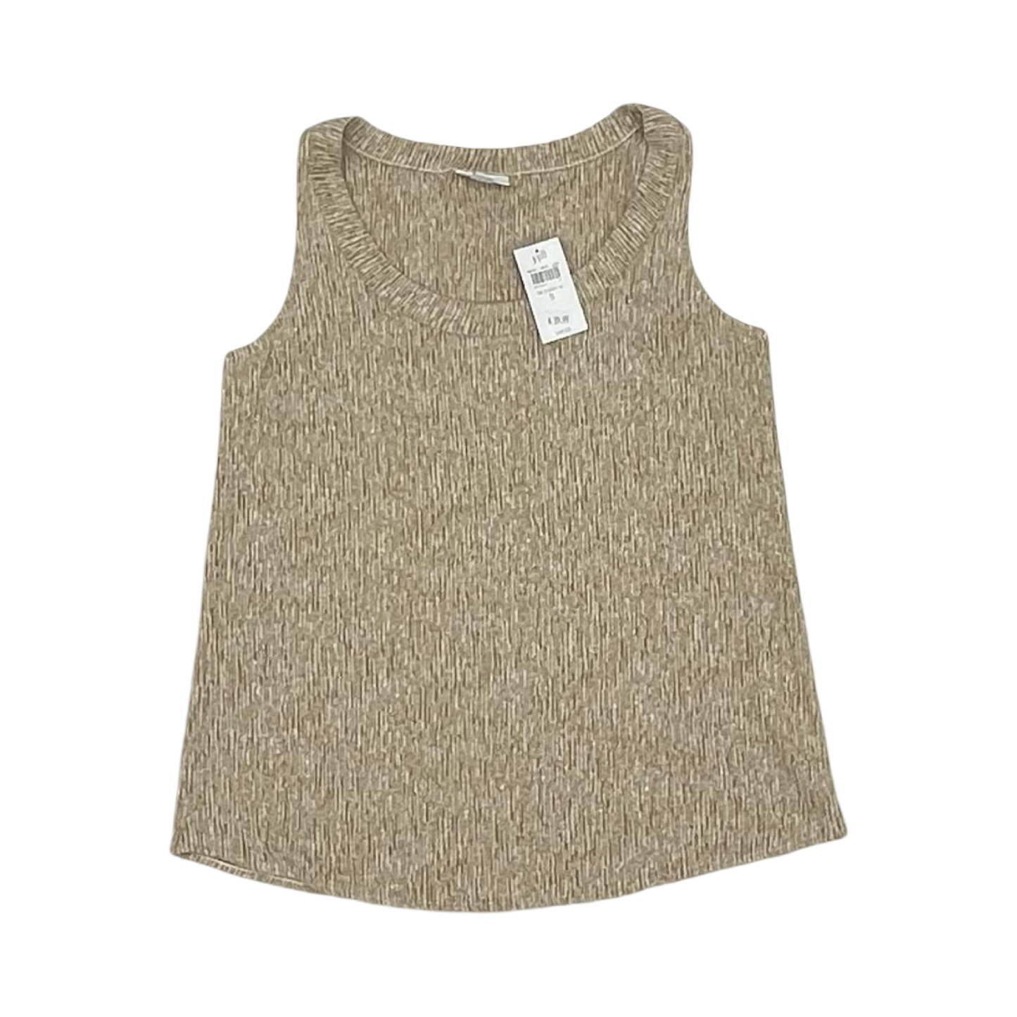 Top Sleeveless By Pure Jill In Brown, Size:S