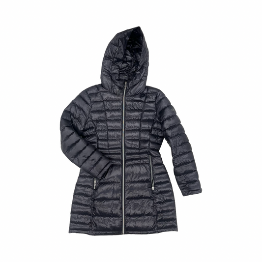 Coat Puffer & Quilted By Calvin Klein In Black, Size:M
