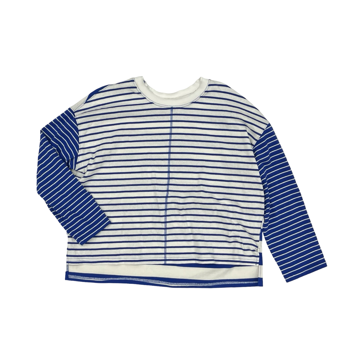 Top Ls By Blu Pepper In Blue & White, Size:L