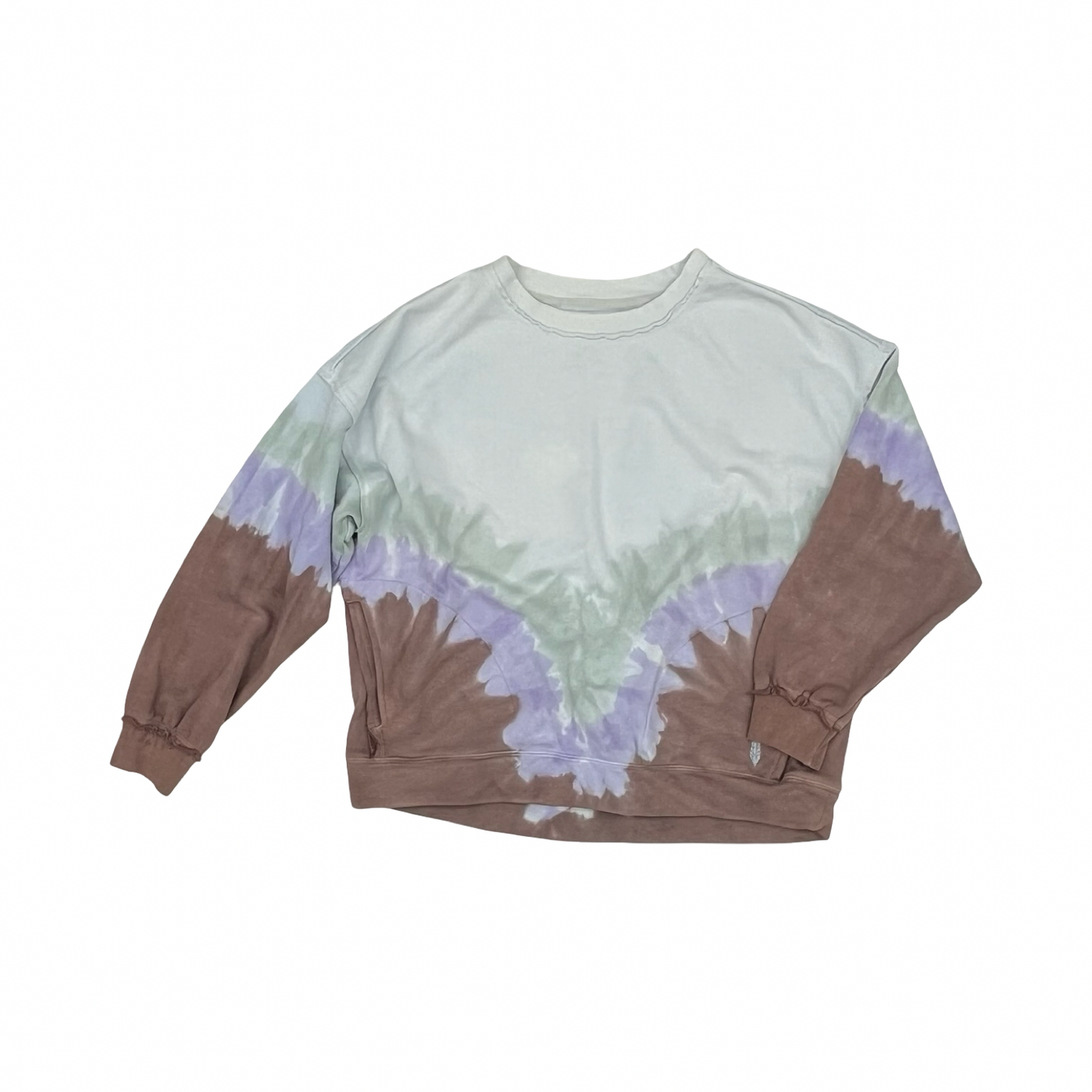 Sweatshirt Crewneck By Free People In Tie Dye Print, Size:S