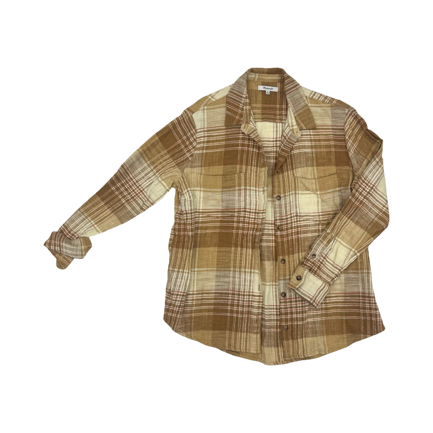 Top Ls By Madewell In Tan, Size:M