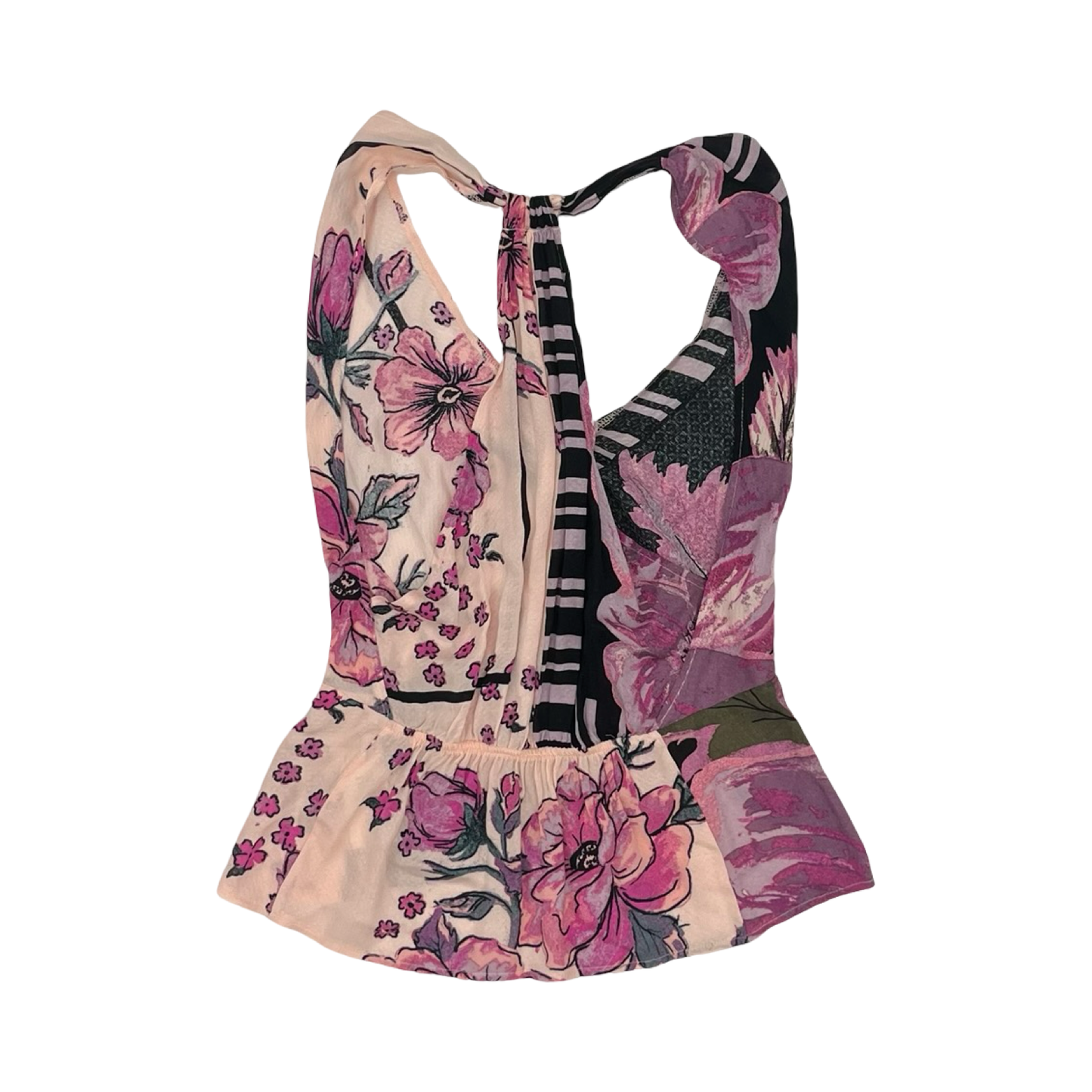 Blouse Sleeveless By Free People In Pink, Size:M