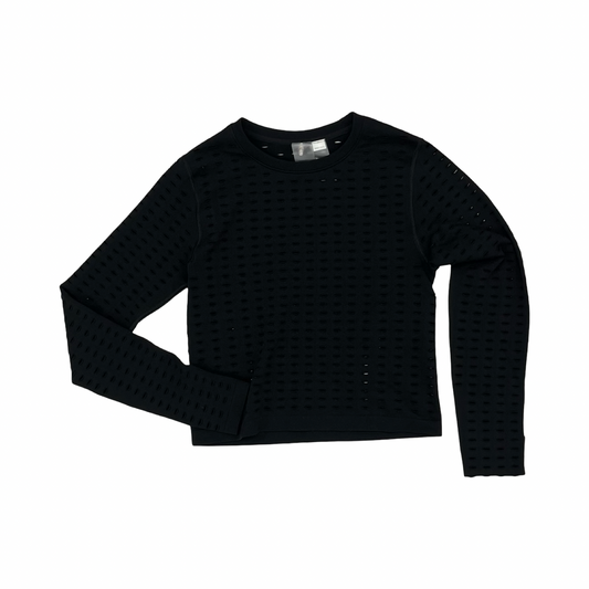 Athletic Top Ls Crewneck By Calia In Black, Size:L