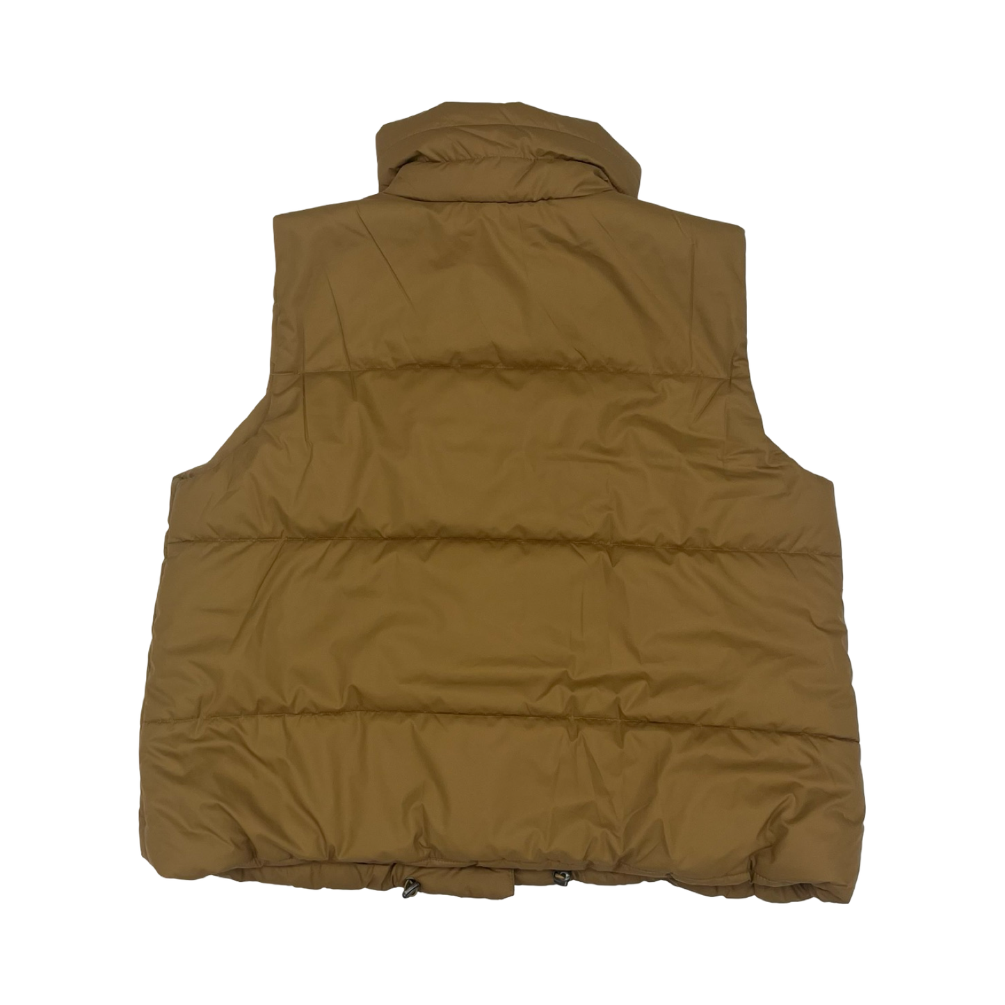 Vest Puffer & Quilted By Blu Pepper In Brown, Size:L
