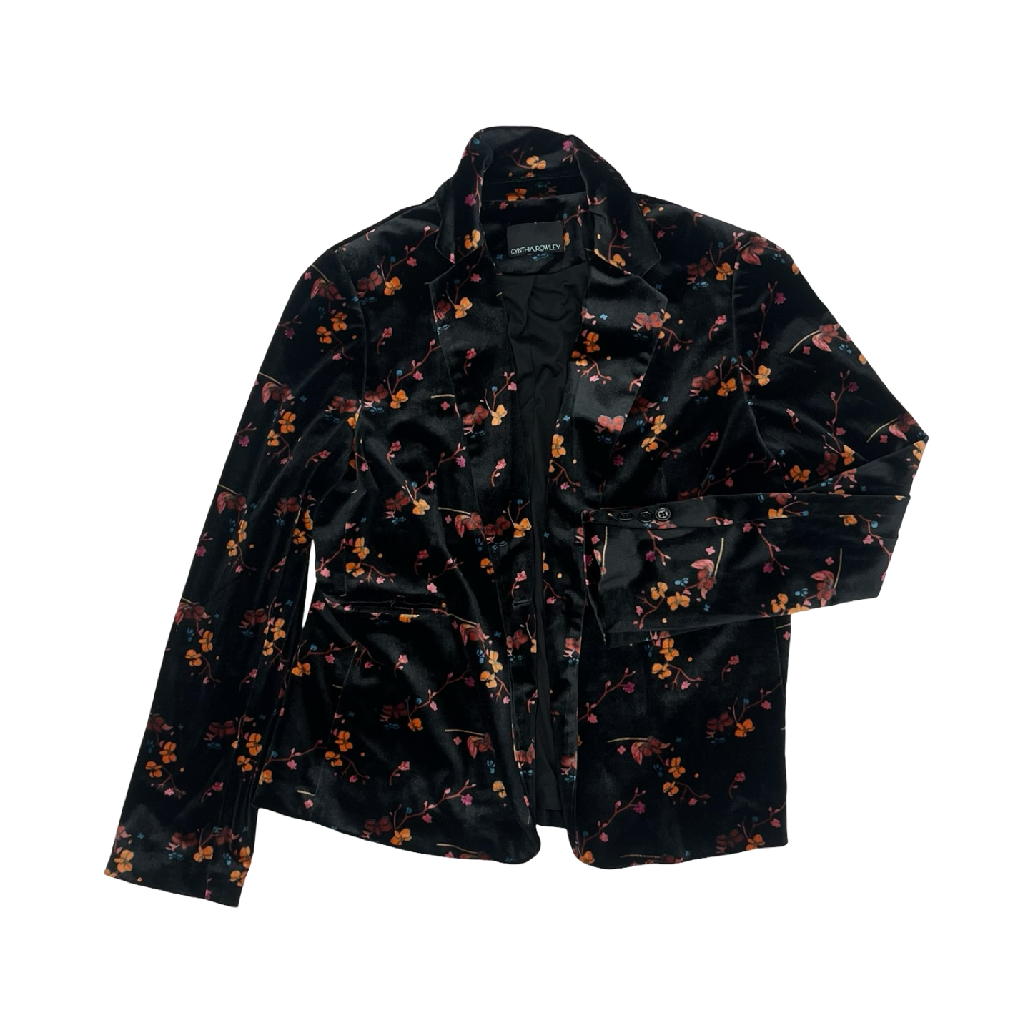 Blazer By Cynthia Rowley In Black, Size:M