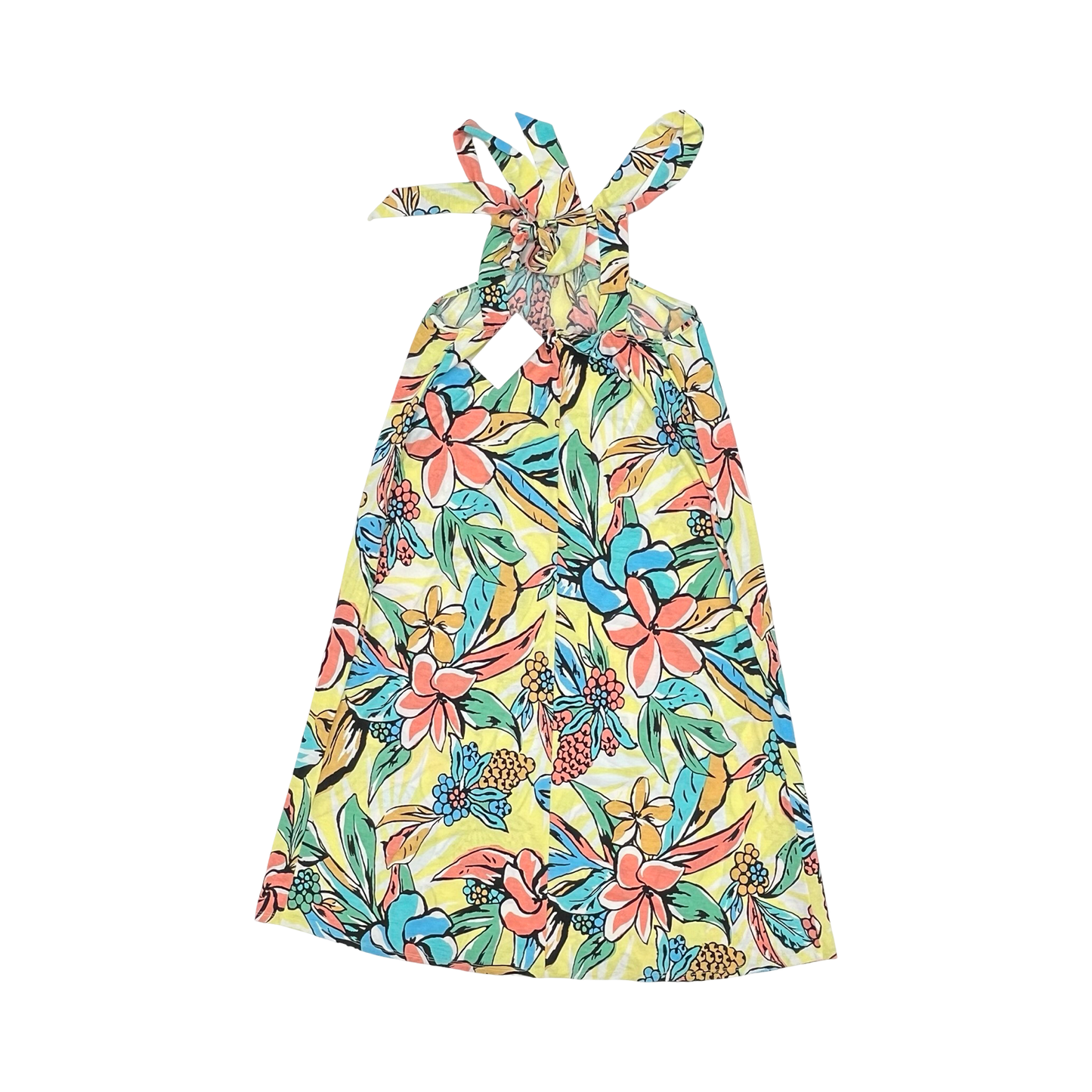 Dress Casual Midi By Sew In Love In Tropical Print, Size:S