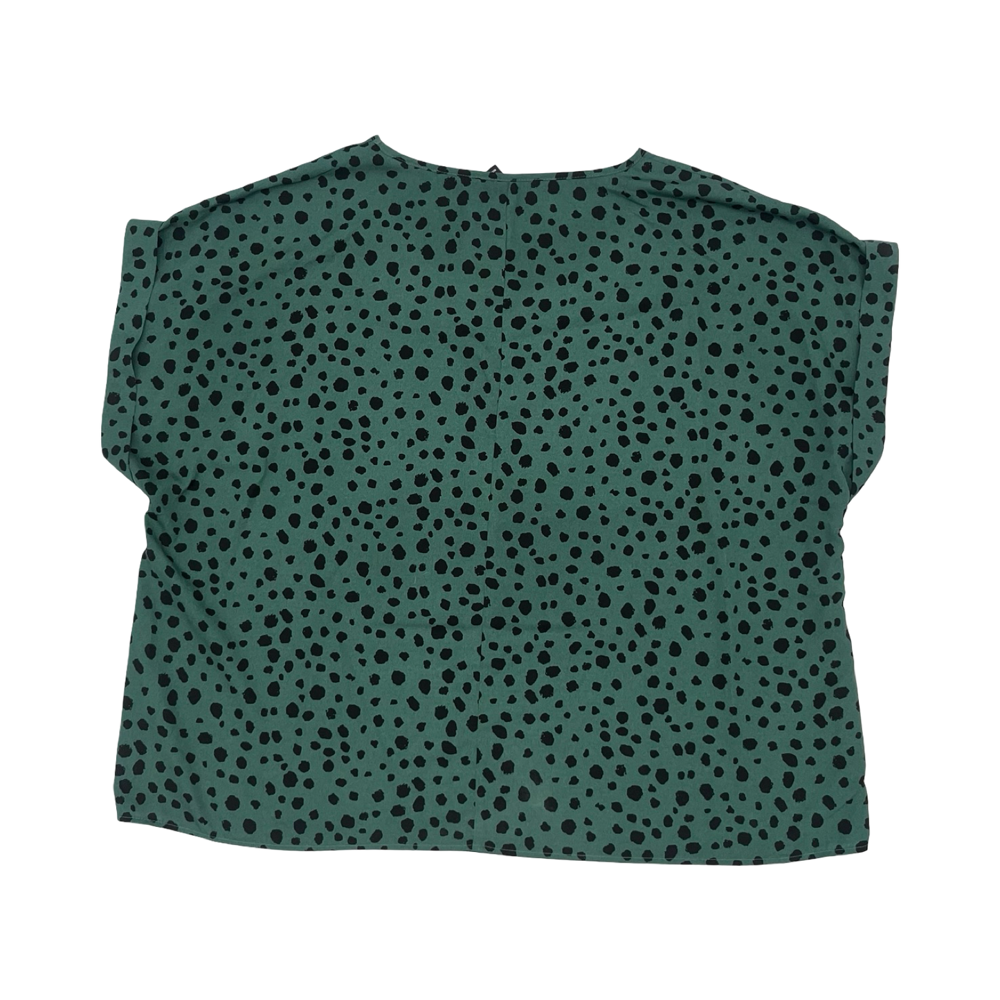 Blouse Ss By Emery Rose In Green, Size:3X