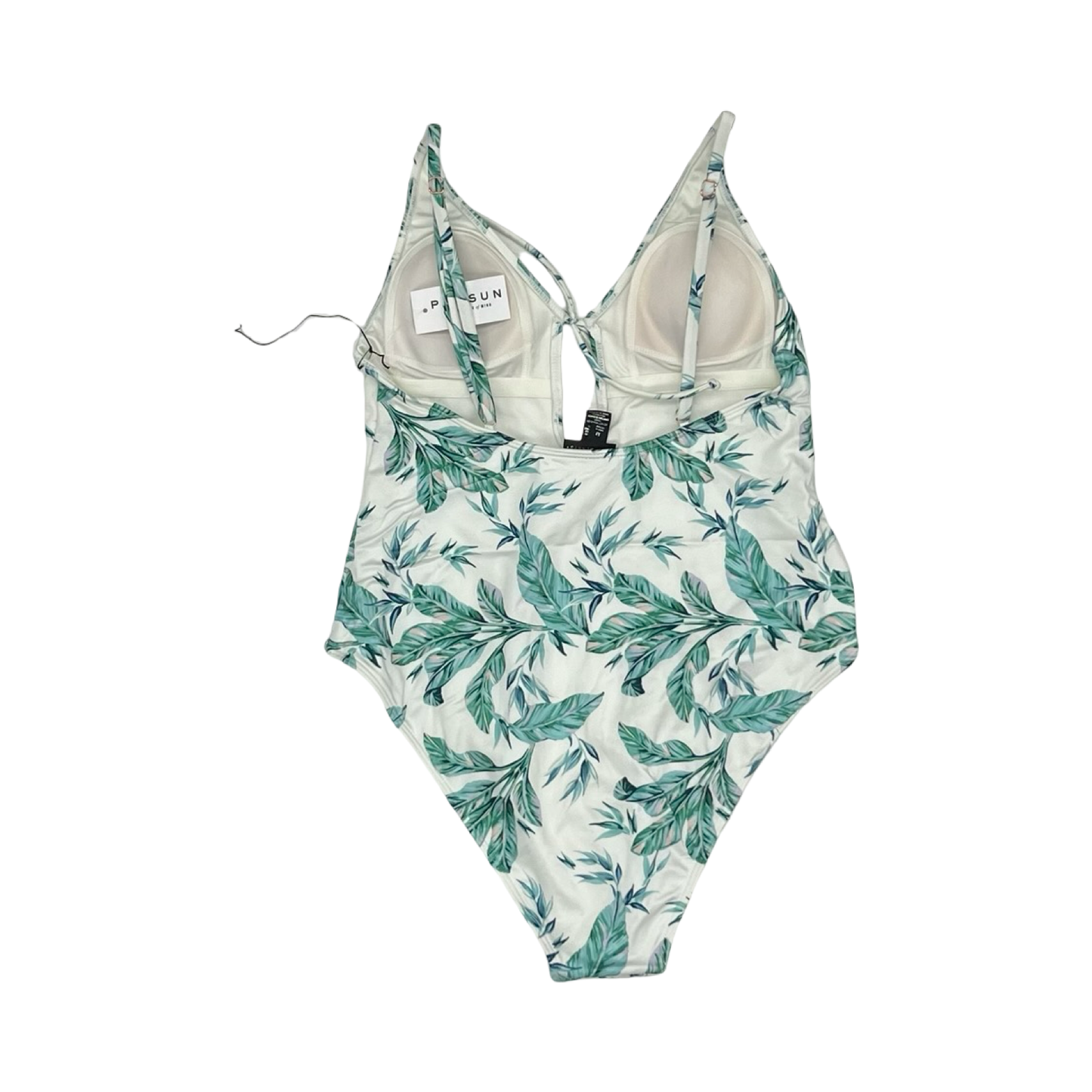 Swimsuit By La Hearts In Green & White, Size:M