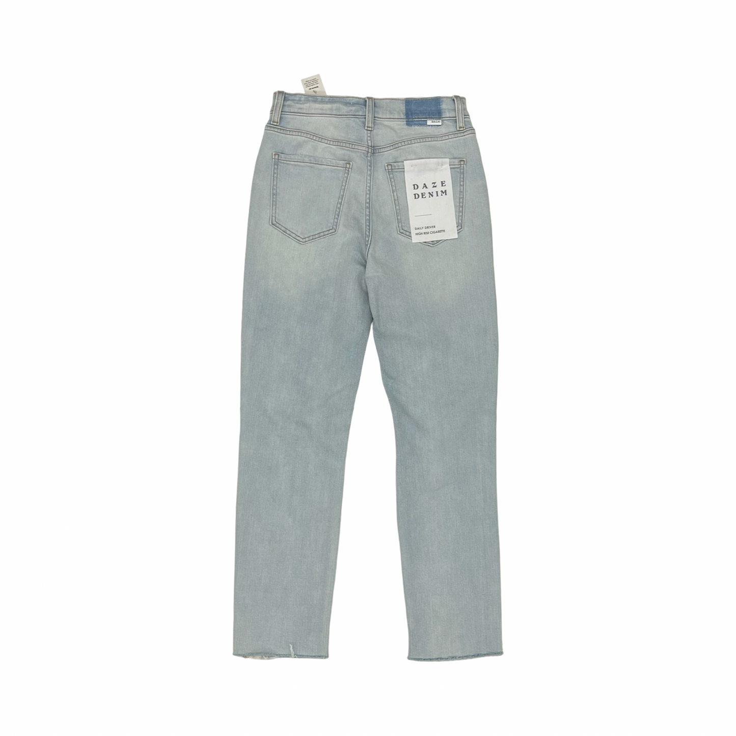 Jeans Straight By Daze In Blue Denim, Size:26
