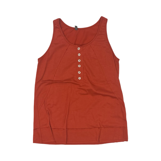 Top Sleeveless By Clothes Mentor In Orange, Size:S