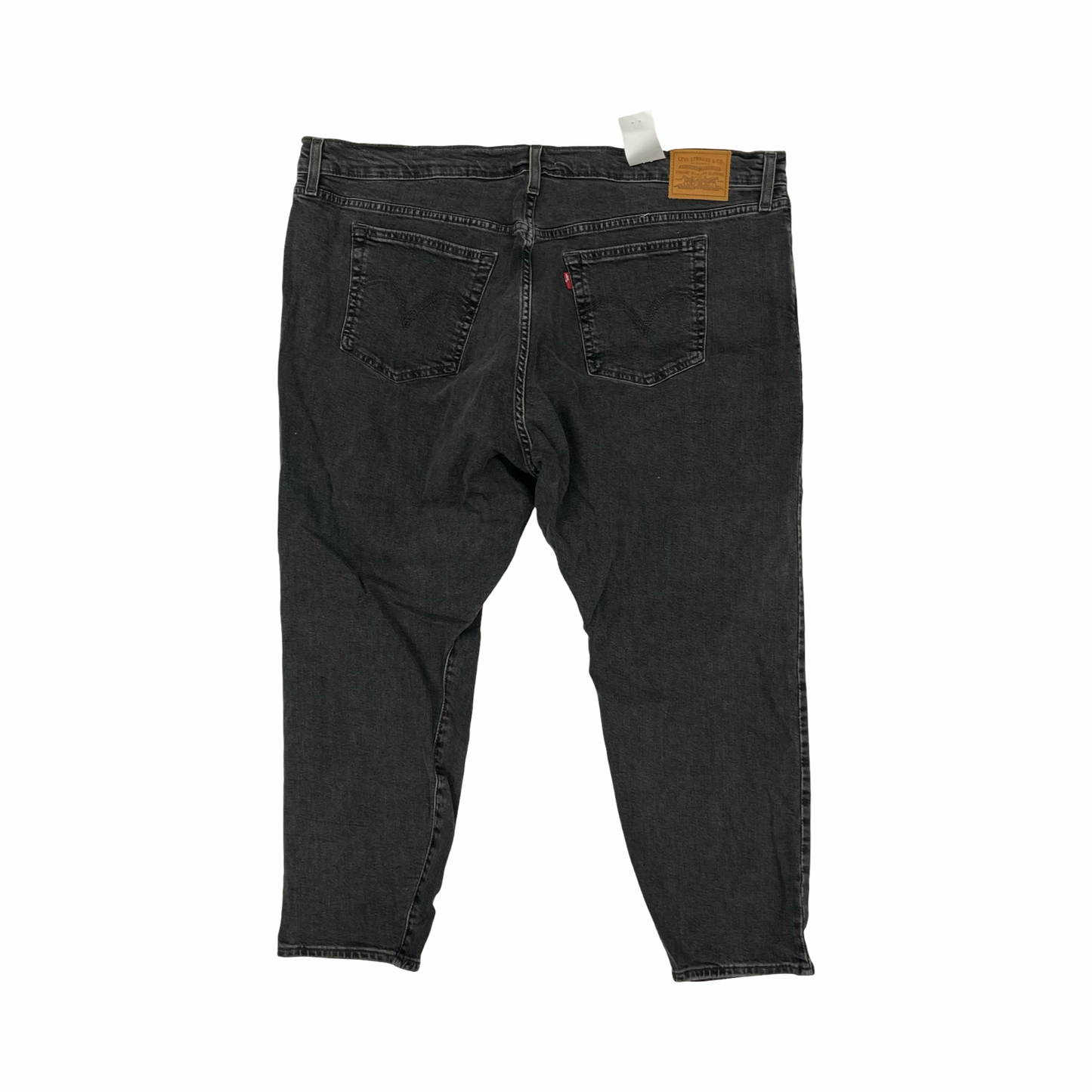 Jeans Skinny By Levis In Black Denim, Size:22