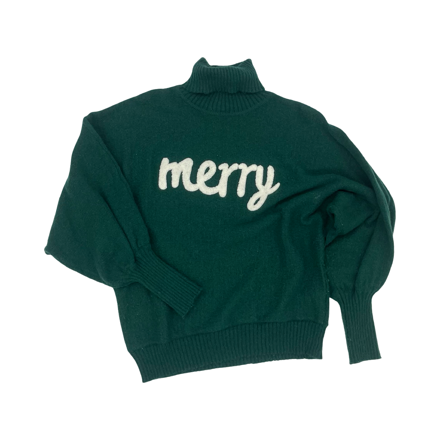 Sweater By Clothes Mentor In Green, Size:M