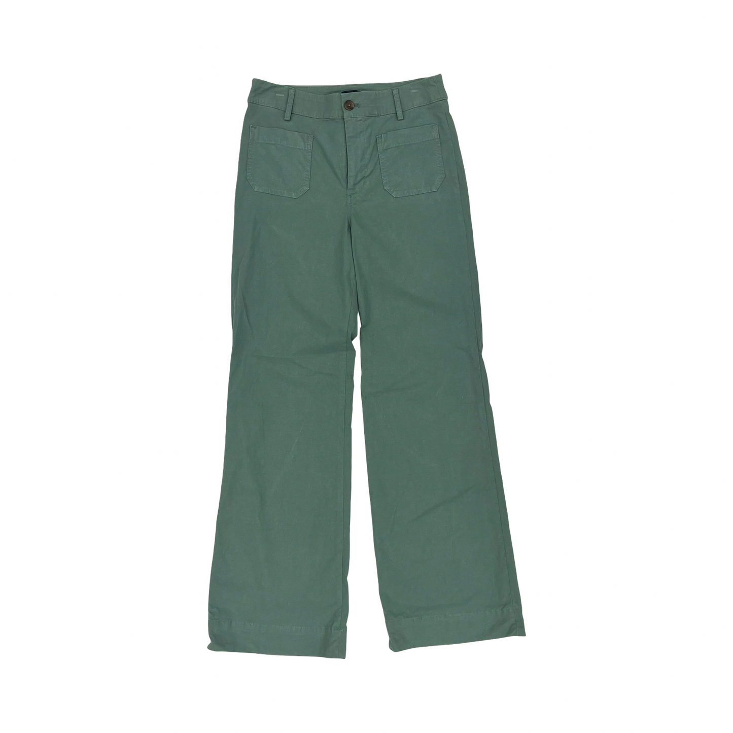 Pants Wide Leg By J. Crew In Green, Size:2