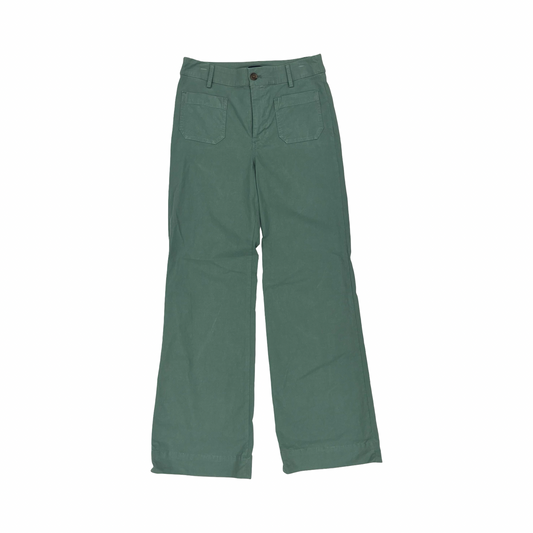 Pants Wide Leg By J. Crew In Green, Size:2