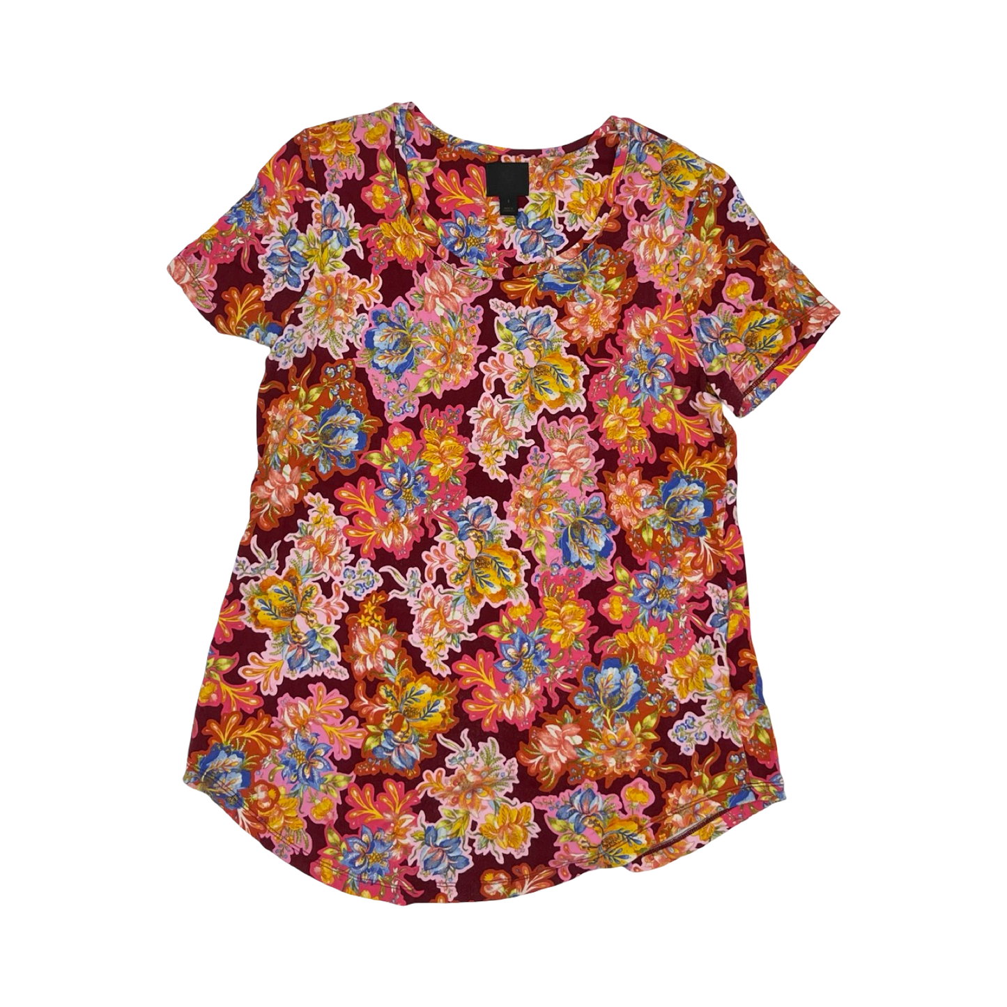 Blouse Ss By Jm Collections In Multi, Size:S