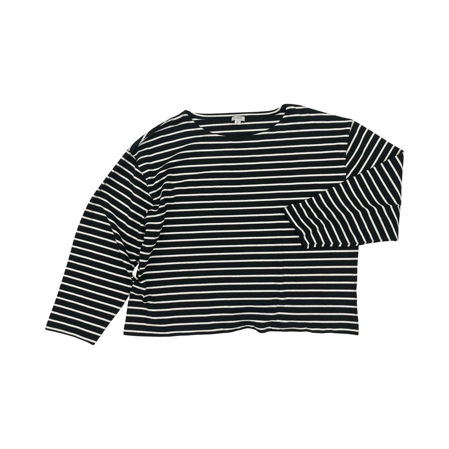 Top Ls By J. Crew In Black & White, Size:2X