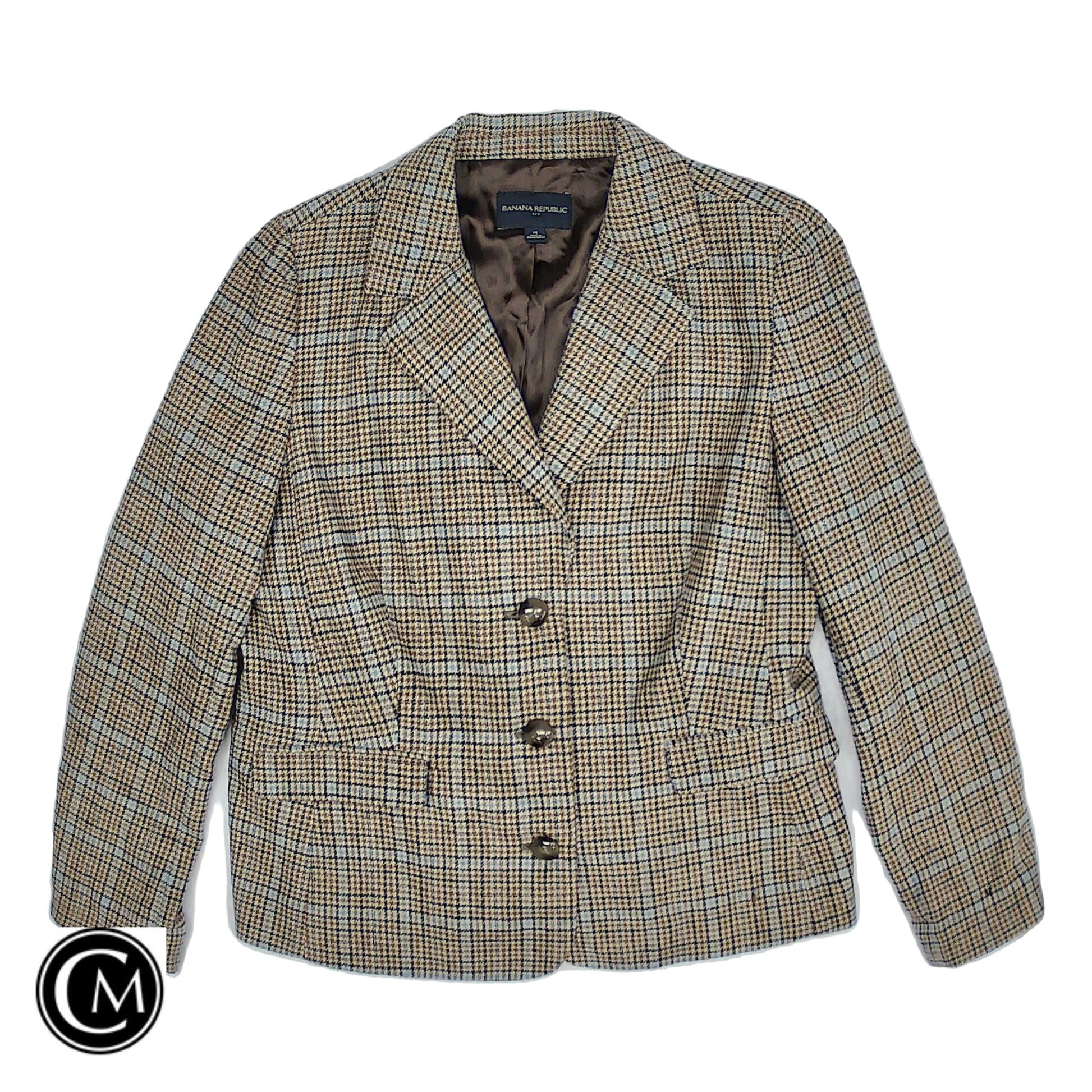 Blazer By Banana Republic In Brown, Size: 14 image 1