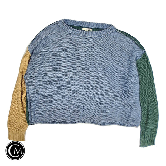 Sweater By American Eagle In Blue & Green, Size: Xl
