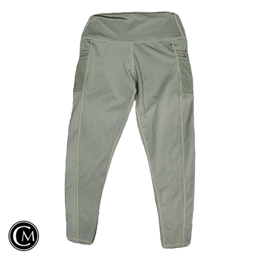 Athletic Leggings By Legend In Green, Size: L