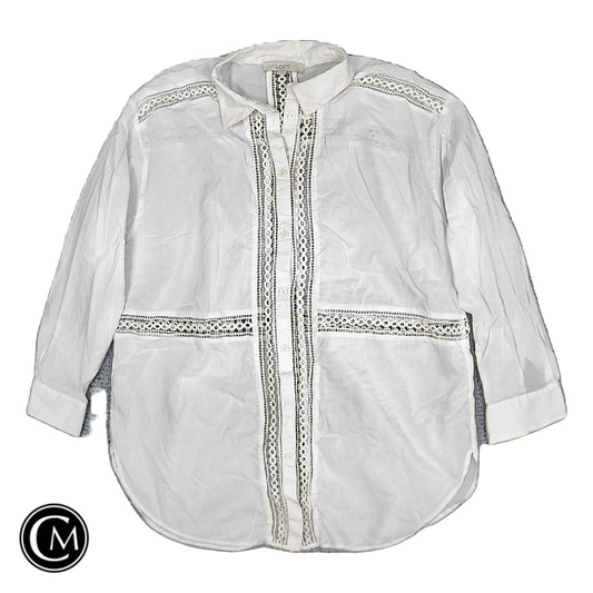 Top Ls By Loft In Ivory, Size: L