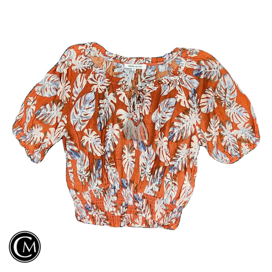 Top Ss By Rose And Olive In Blue & Orange, Size: S