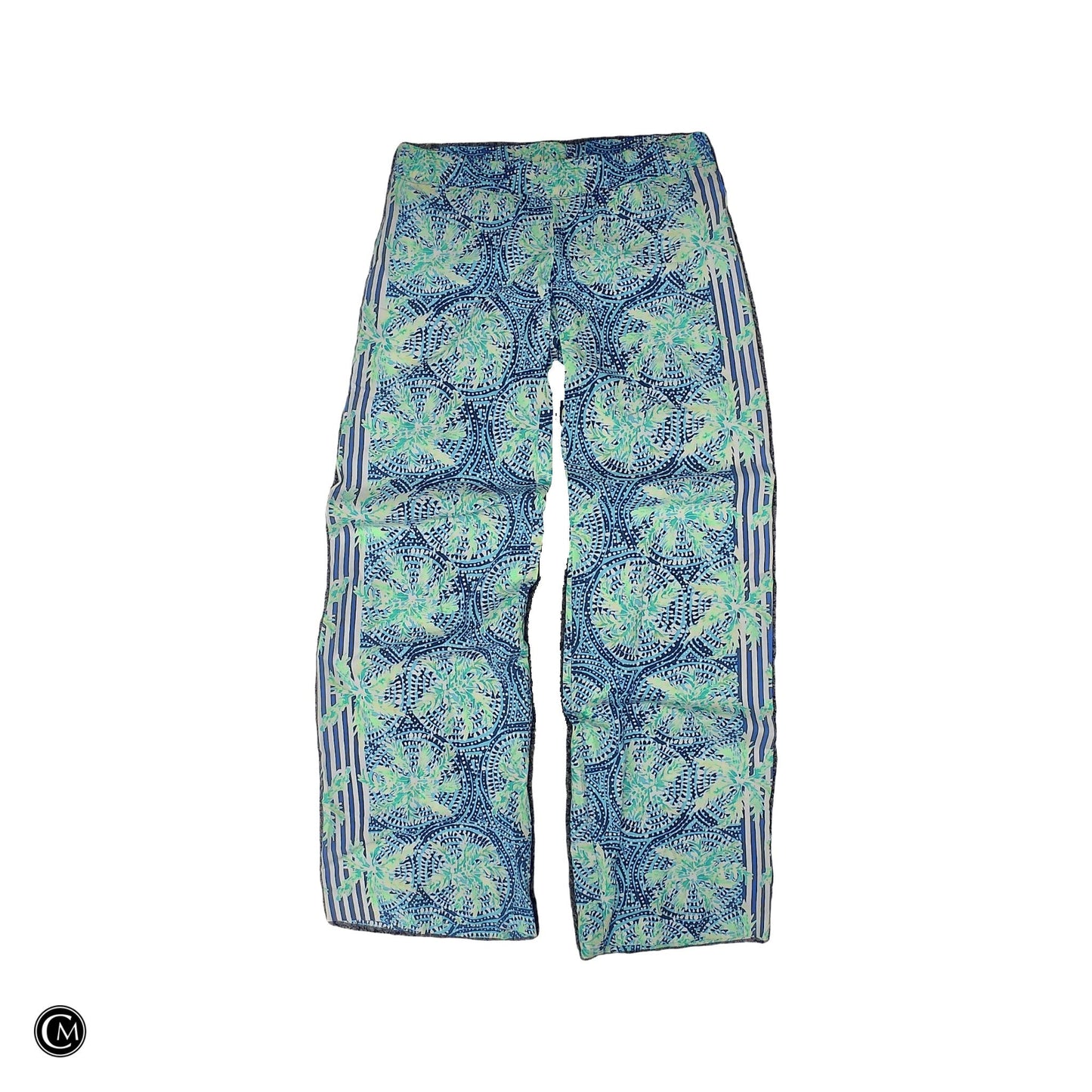 Pants Designer By Lilly Pulitzer In Blue & Green, Size: M