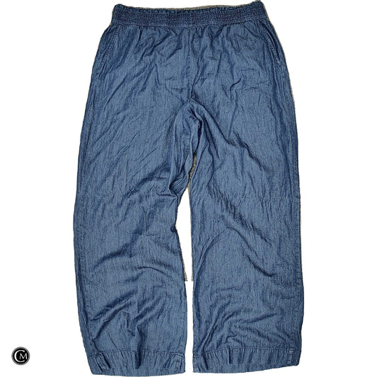 Pants Wide Leg By Joe Fresh In Blue, Size: Xl