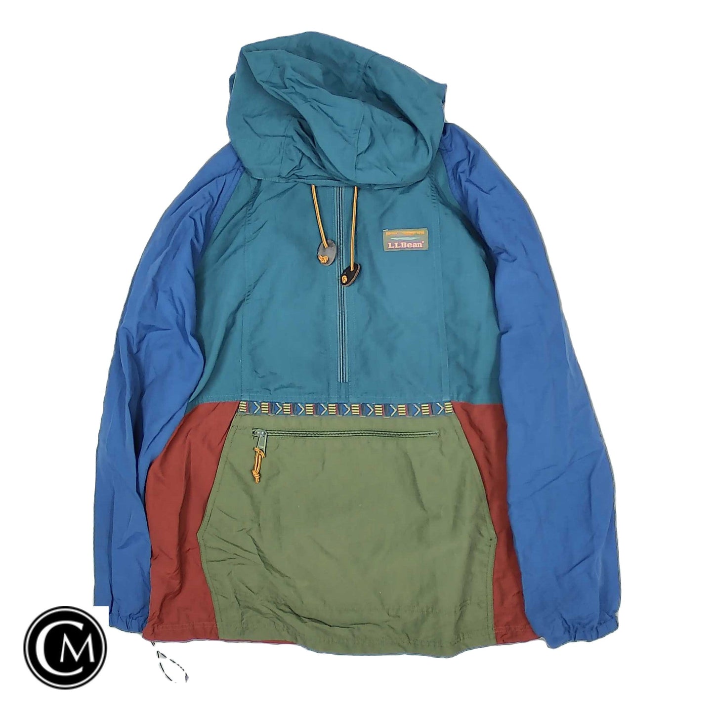 Jacket Windbreaker By L.L. Bean In Multi, Size: L